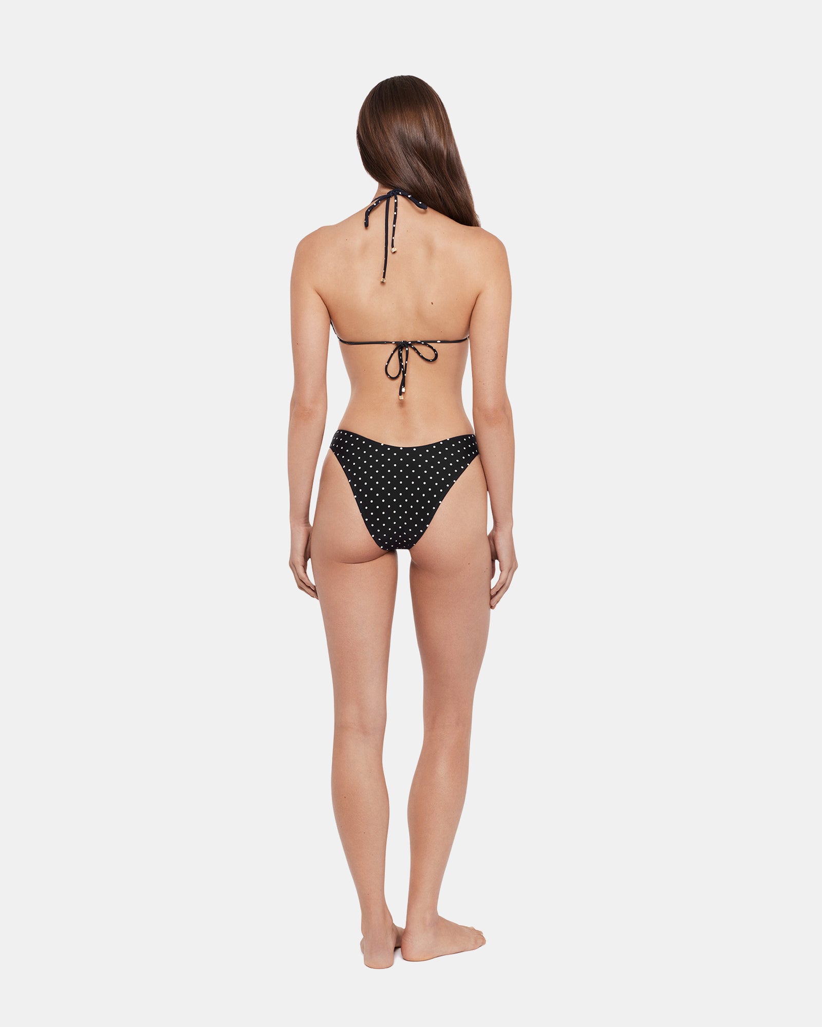 DARLING DOT BIKINI TOP BLACK MULTI - Image 3