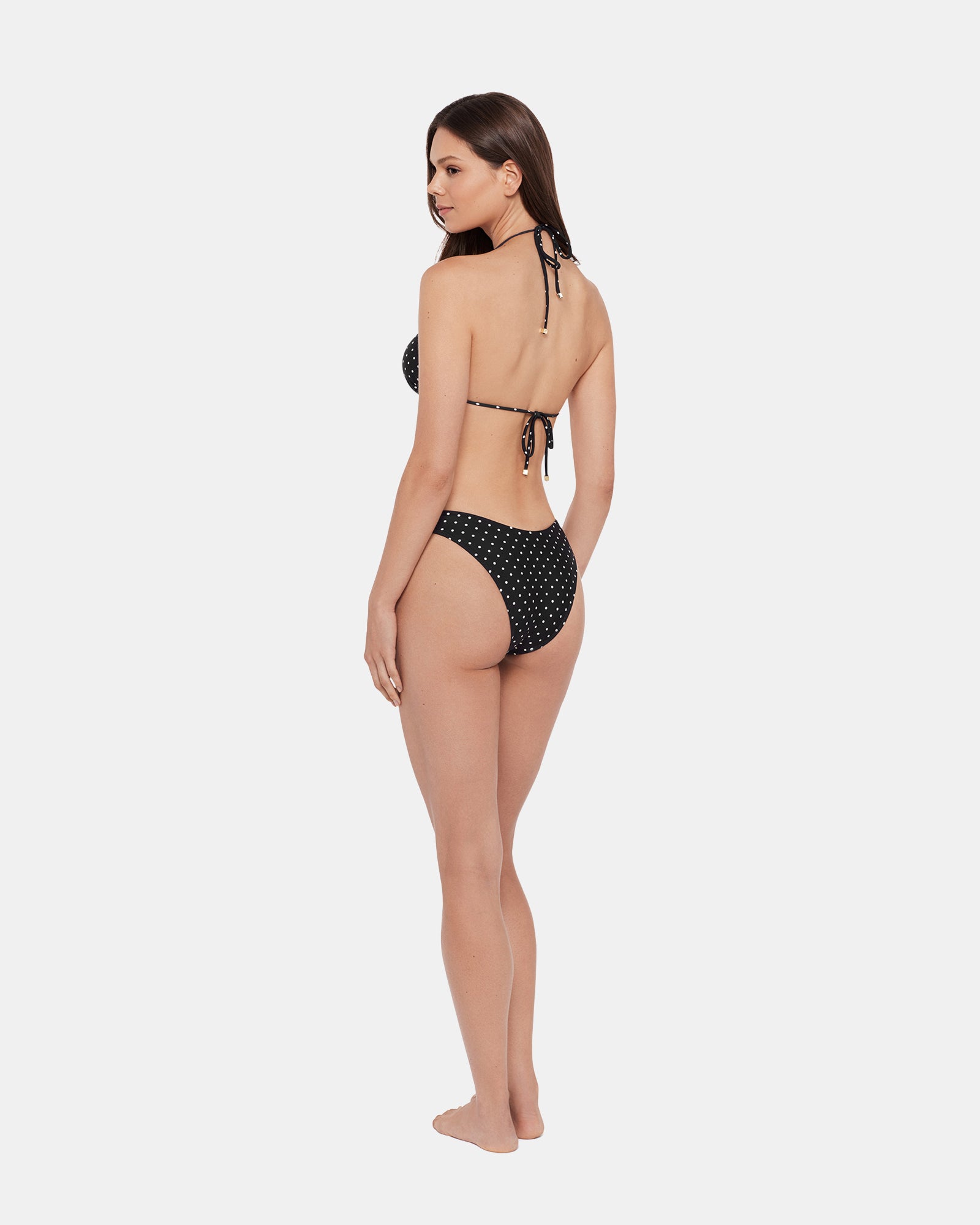 DARLING DOT BIKINI TOP BLACK MULTI - Image 2