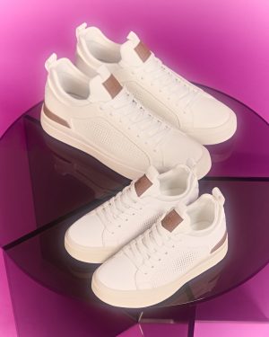 KIDS' OASYS AND MEN'S DACK WHITE SNEAKER BUNDLE