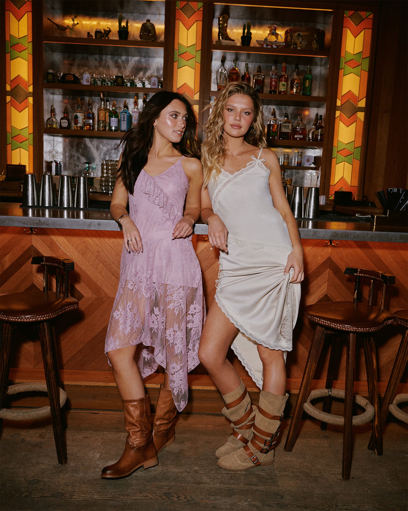 DARIELLA DRESS MAUVE SHADOWS - Image 11