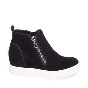 WEDGIE BLACK SUEDE - SM REBOOTED