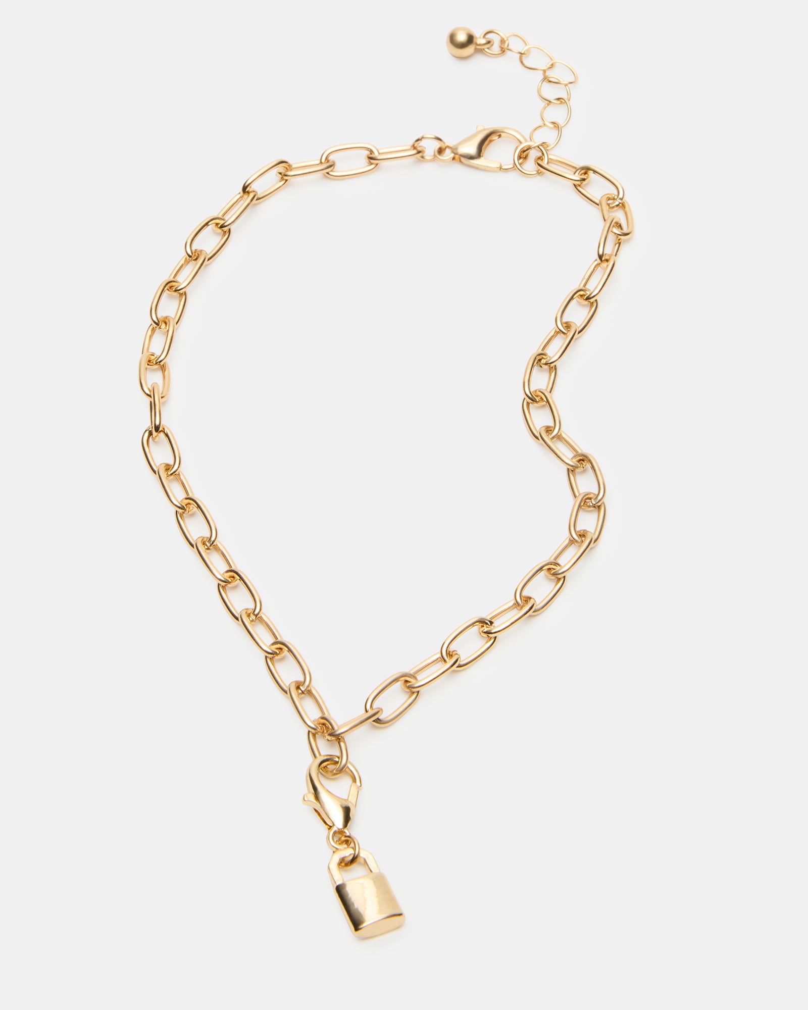 LOCK CHARM ANKLET SET - Image 3