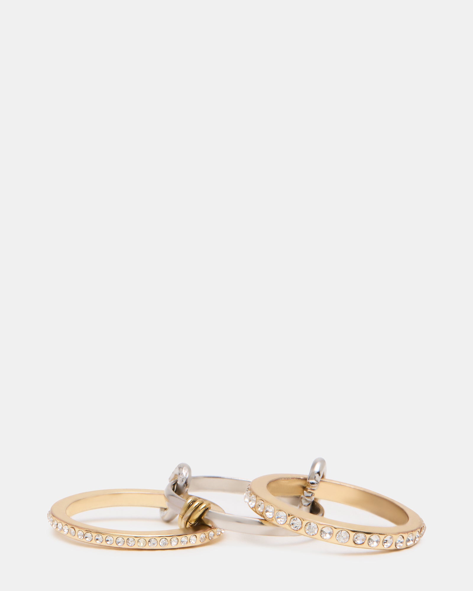 STACKED RHINESTONE RING GOLD MULTI - Image 4