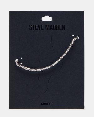 ROPE CHAIN ANKLET SILVER