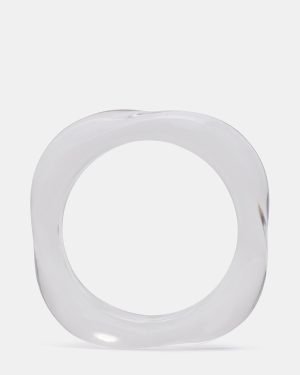 CURVED RETRO BRACELET CLEAR