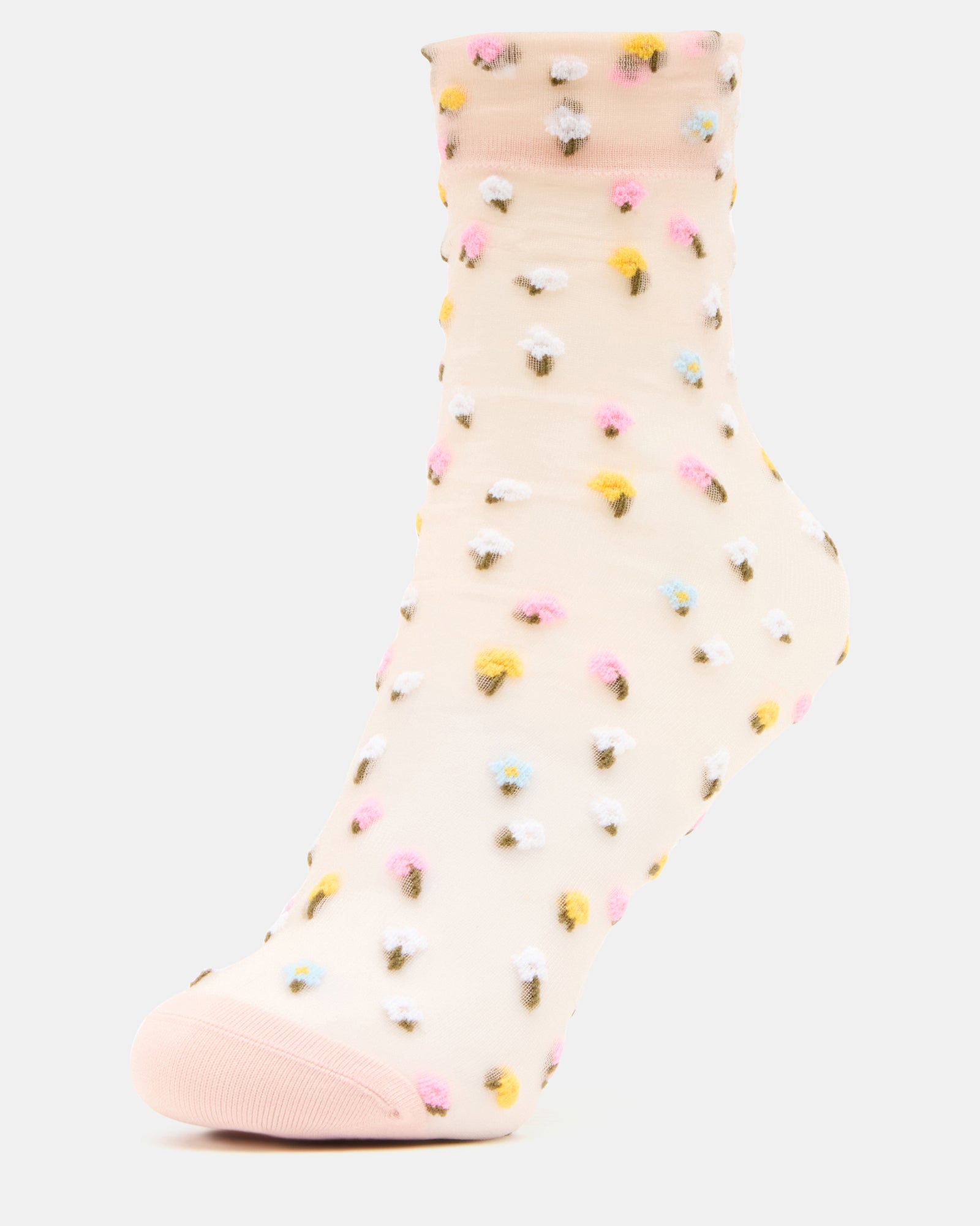 2 WILDFLOWER PACK TULLE SOCKS BLUSH - Image 2