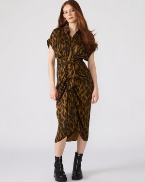 TORI DRESS LEOPARD
