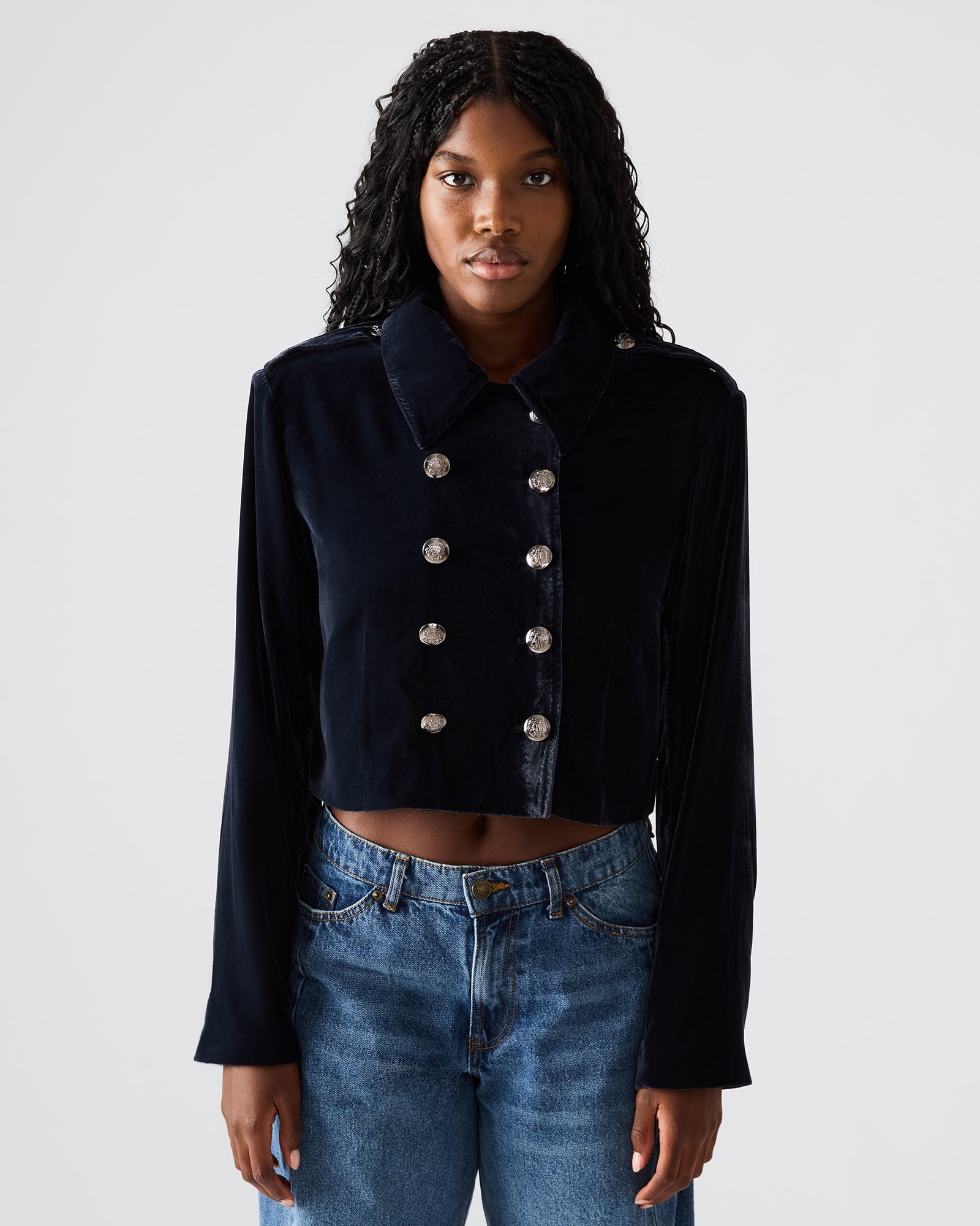 TONIA BLAZER INDIGO HAZE - Image 2