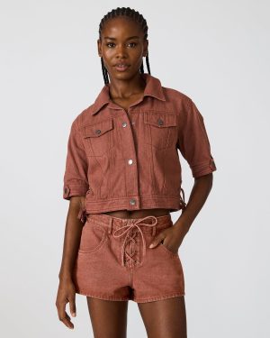 BLU JACKET RUST