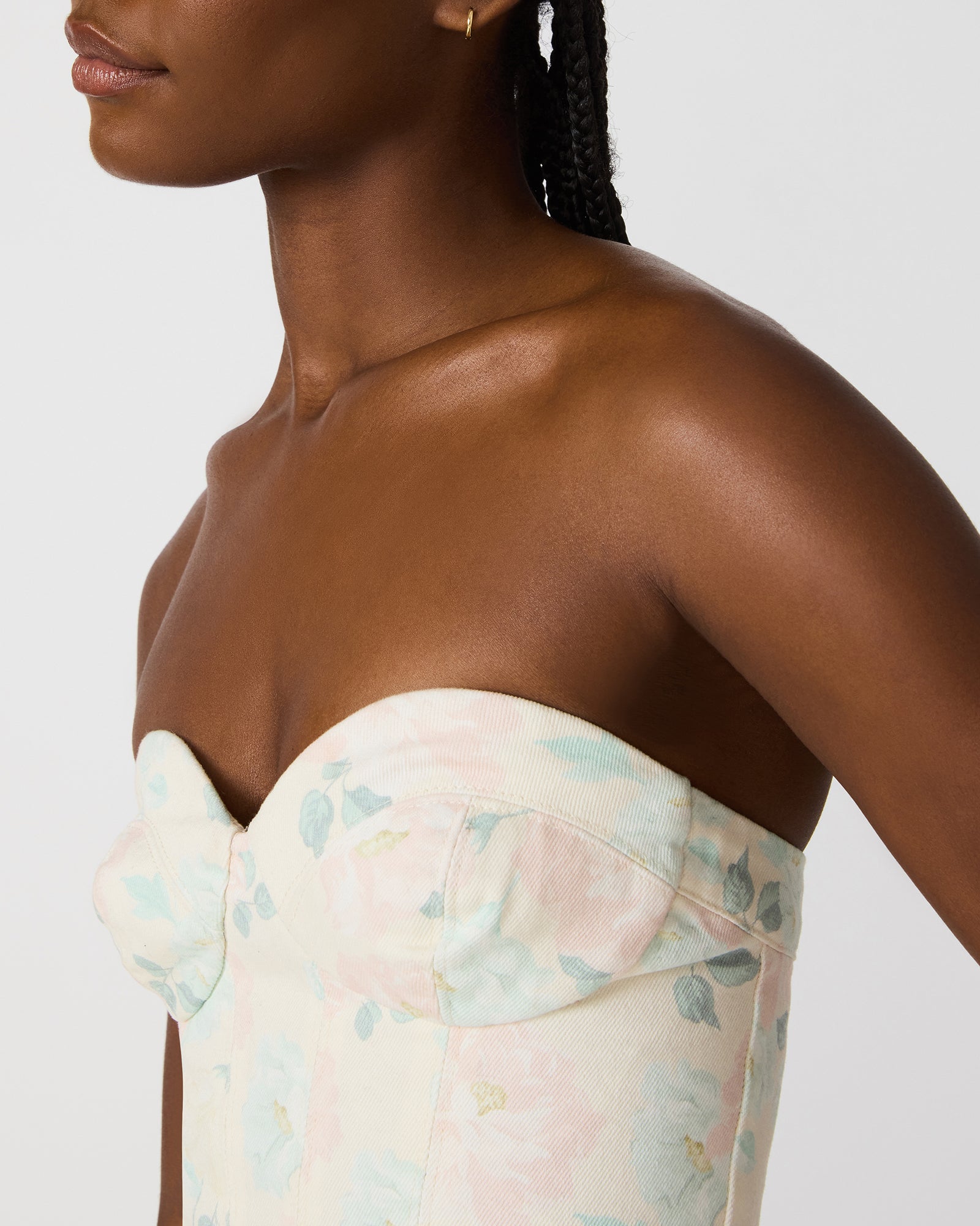 ROSELIA CORSET TOP PEACH BEIGE - Image 4