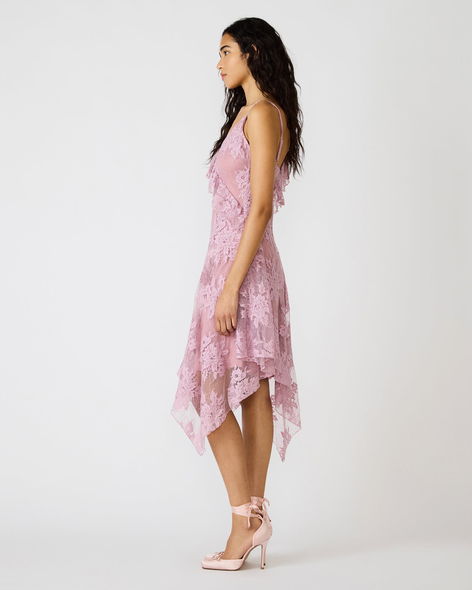 DARIELLA DRESS MAUVE SHADOWS - Image 3