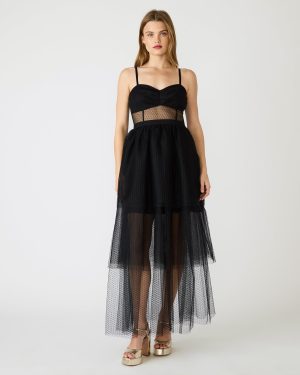 EMILY TULLE DRESS BLACK