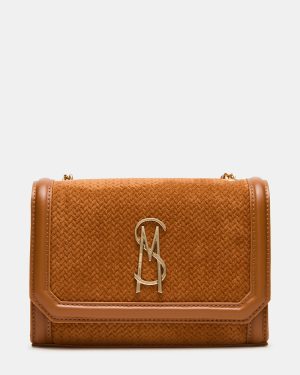 LARISA WOVEN BAG TOBACCO