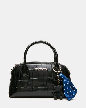 MELODIE BAG BLACK CROCODILE