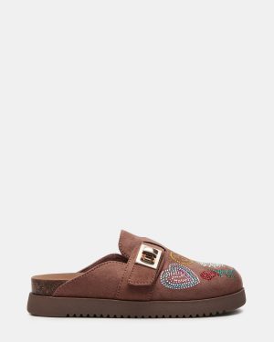 KIDS' MONEYY BROWN RHINESTONES
