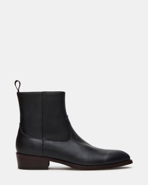 HENDRIK BLACK LEATHER