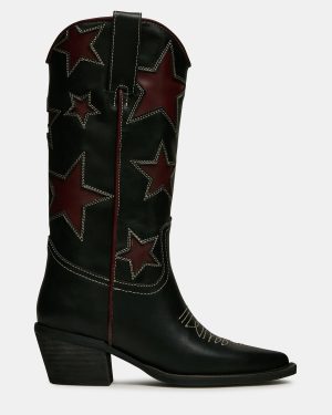 ALBANY STAR BLACK RED