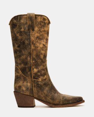 ALBANY BROWN DISTRESSED