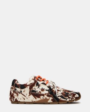 AZIEL BROWN COW PRINT