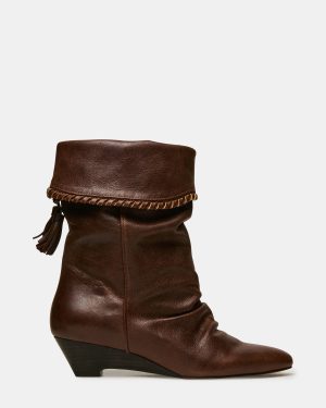 ENAYA BROWN LEATHER