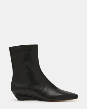 FLAIRE BLACK LEATHER