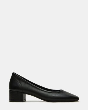 MOLLIE BLACK LEATHER