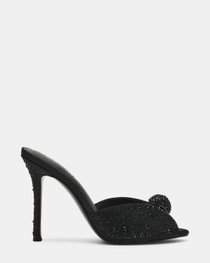 PRIYA BLACK RHINESTONES