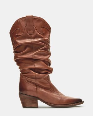 STAGE COGNAC LEATHER